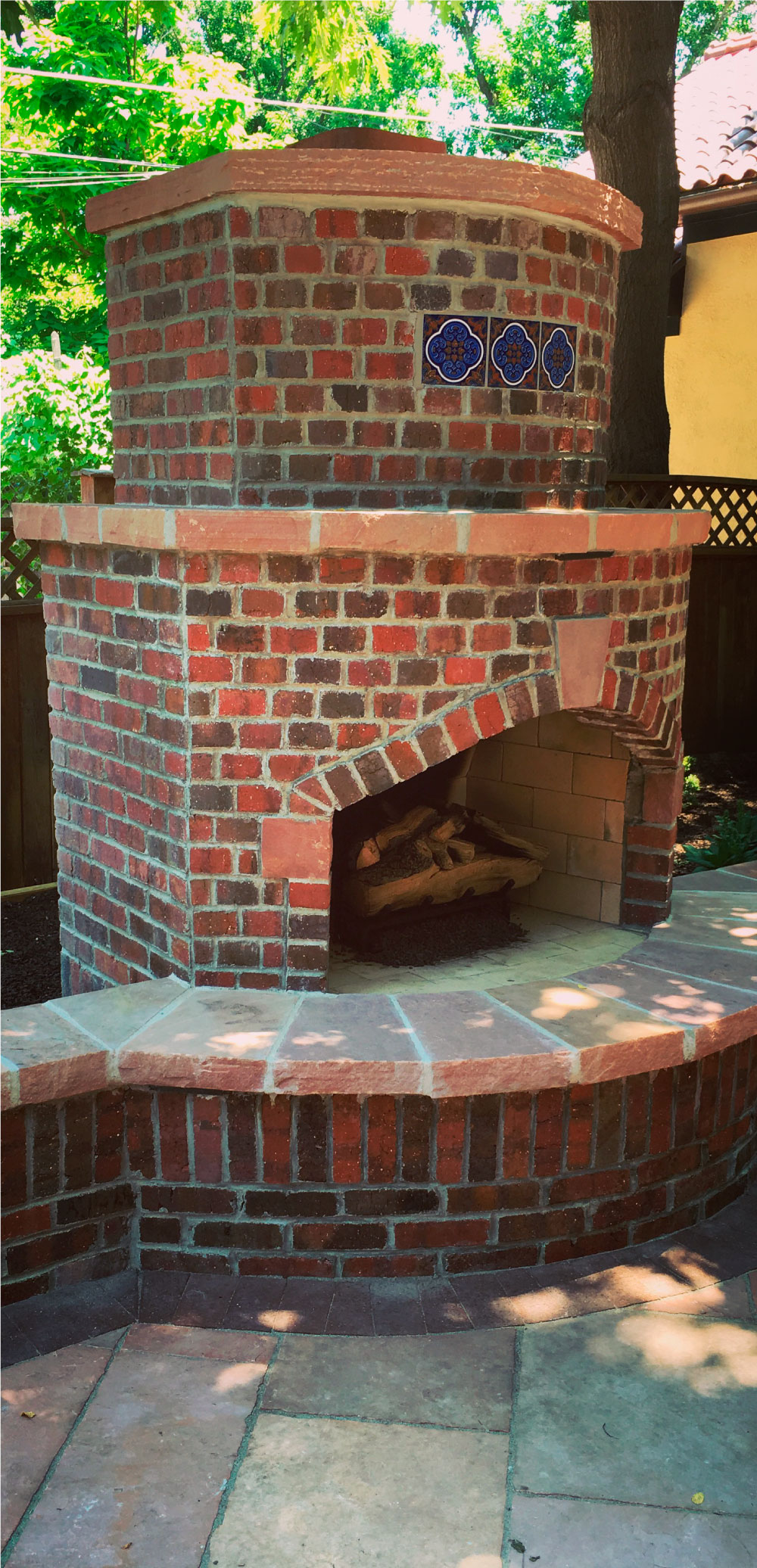 outdoor chimney