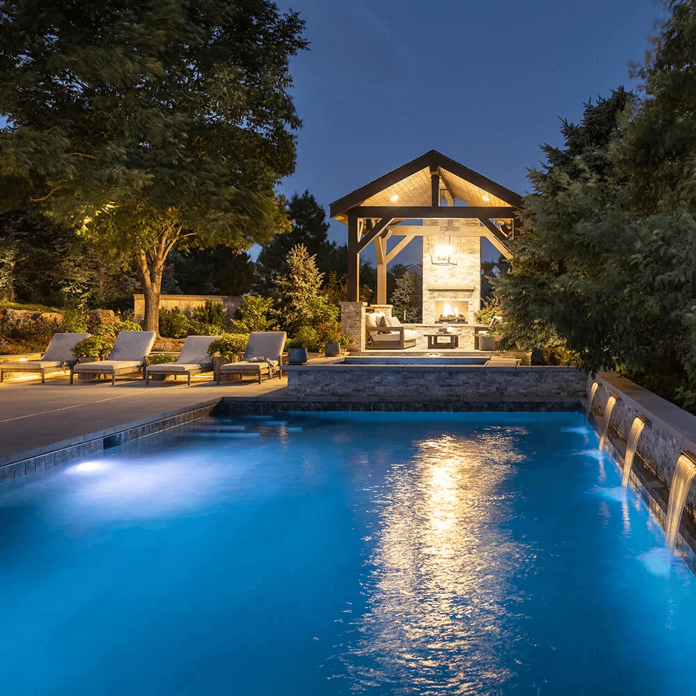 high end pool design