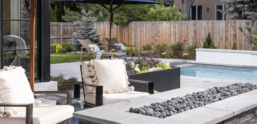 relaxing backyard design