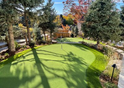 backyard putting green