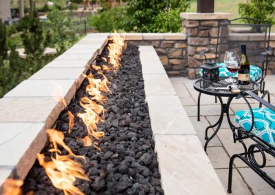 courtyard fire pit