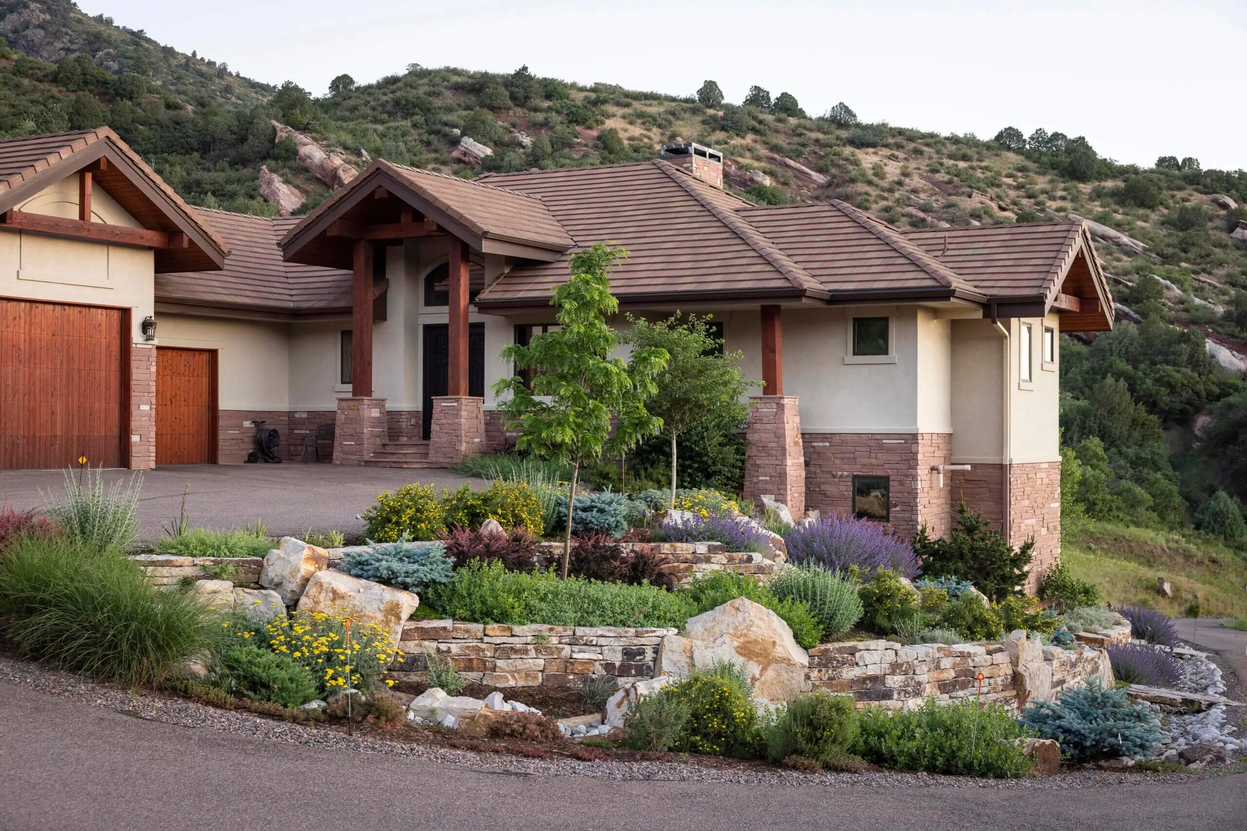 foothills landscaping project