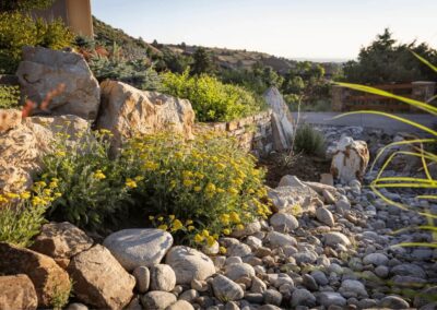 landscape with annuals