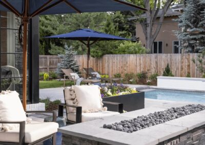 pool landscaping colorado