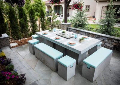 solterra outdoor dining area