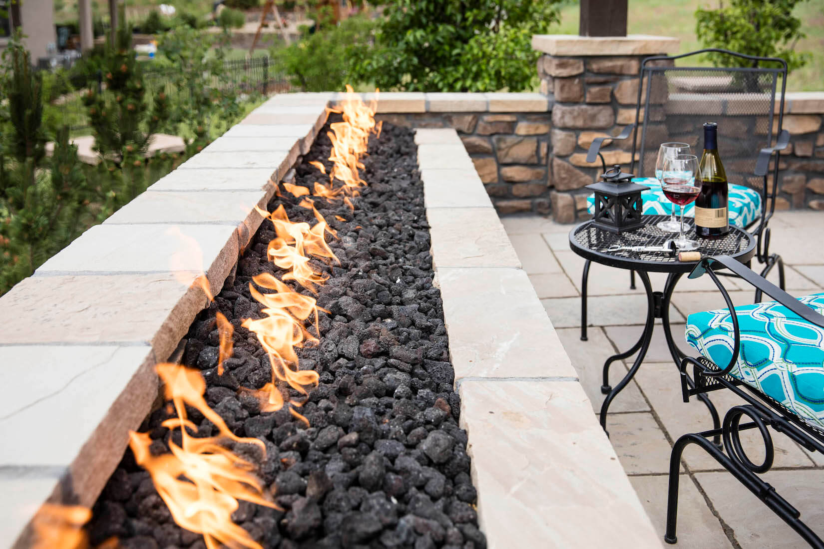 year round outdoor fire pits
