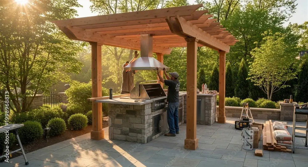 Pergolas and Outdoor Kitchens: The Ultimate Backyard Combo for Summer Entertaining